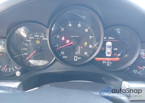 2013 Porsche 911 Carrera z USA, uszkodzony, nr VIN WP0AA2A90DS107909